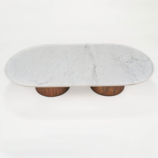 Elara Tables With Marble Top, Set of 2
