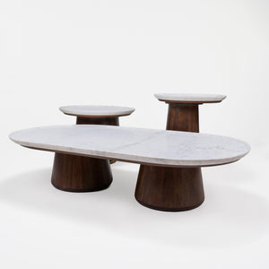 Elara Table Set With Marble Top