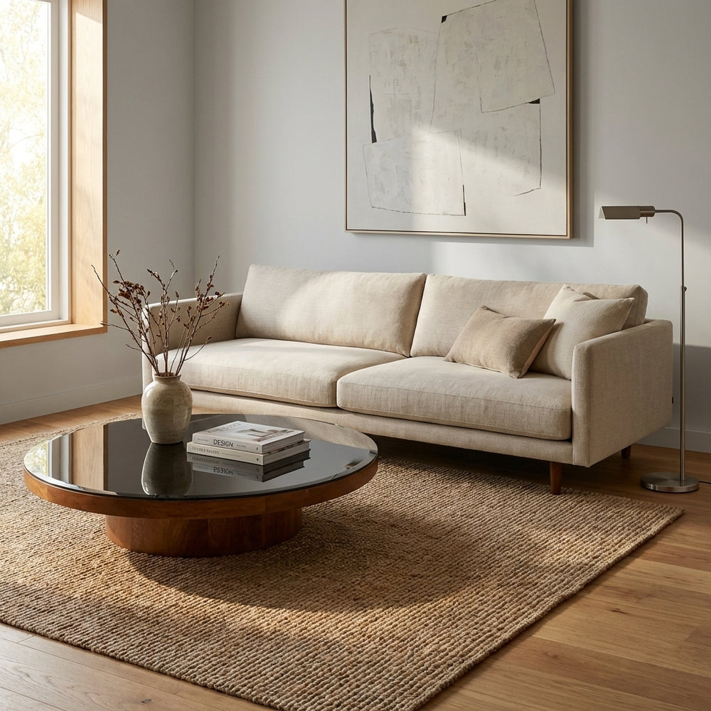 Mayo Black Glass Coffee Table