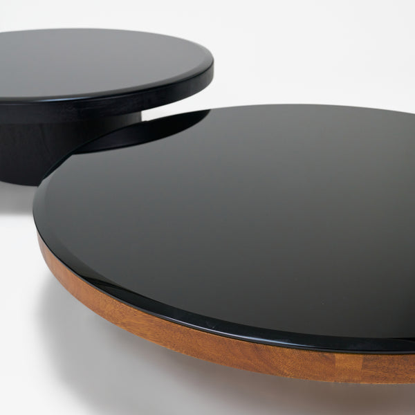 Mayo & Miyo Table Set - Black & Walnut