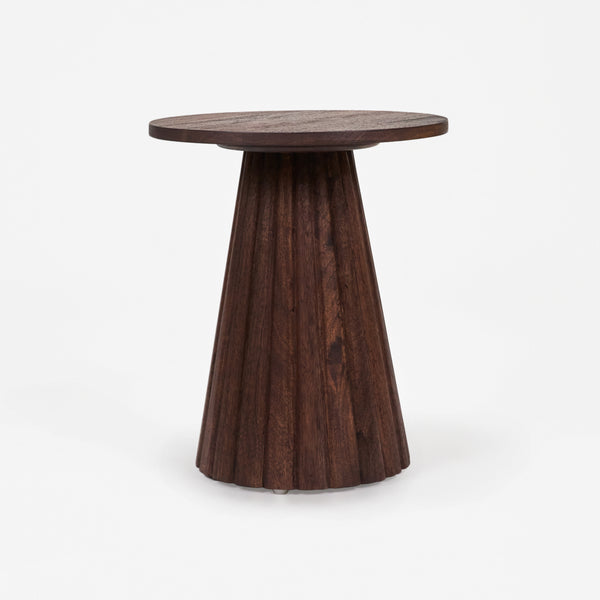 Agnus Side Table - Light Walnut
