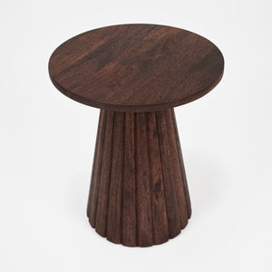 Agnus Side Table - Light Walnut