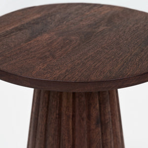 Agnus Side Table - Light Walnut