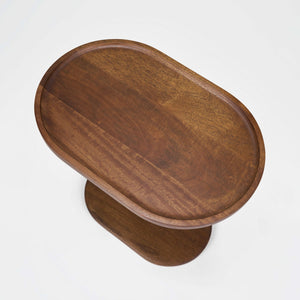 Iris Wooden End Table - Walnut