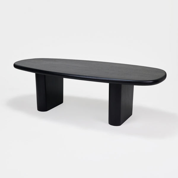 Calvin Rectangular Wooden Coffee Table - Black