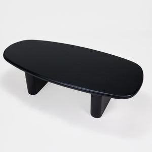 Calvin Rectangular Wooden Coffee Table - Black