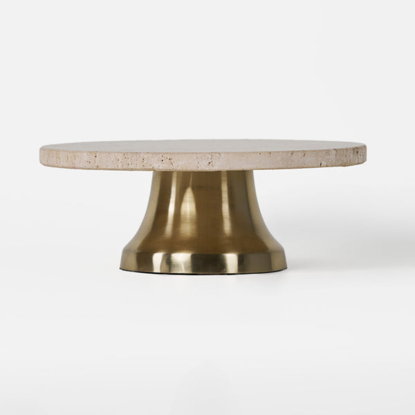 Eira Marble Cake Stand - Gold