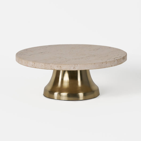 Eira Marble Cake Stand - Gold