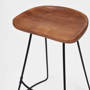 Toby Bar Stool - Walnut