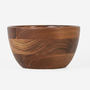 Scoop Wooden Serving Bowl, Set Of 2 - Natural