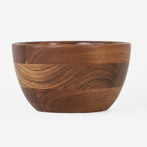 Scoop Wooden Serving Bowl, Set Of 2 - Natural