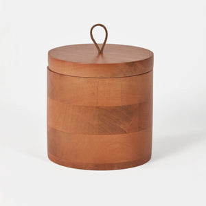 Bento Wooden Storage Jar, Large - Natural