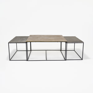 Serra Nesting Coffee Table, Set of 3 - Black