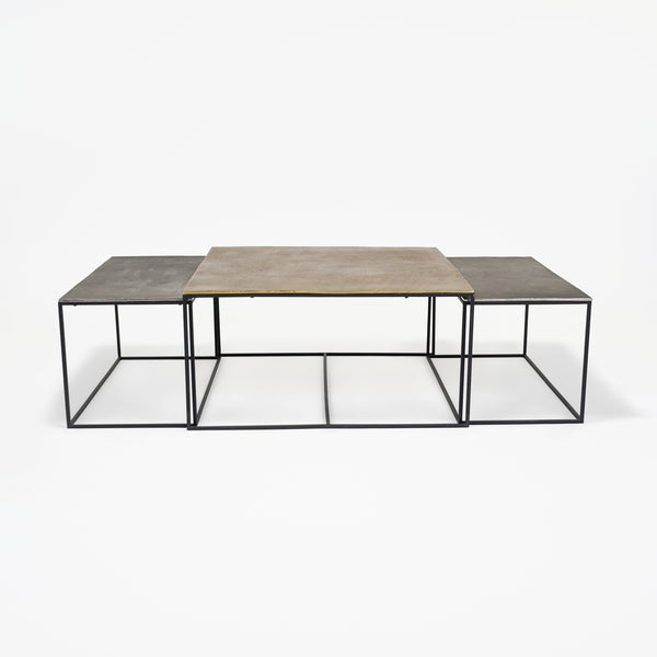 Serra Nesting Coffee Table, Set of 3 - Black