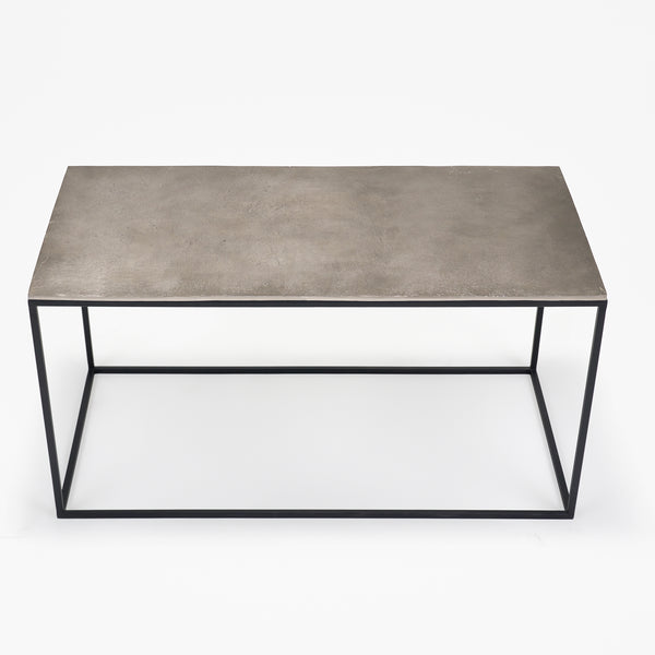 Serra Rectangular Coffee Table - Silver