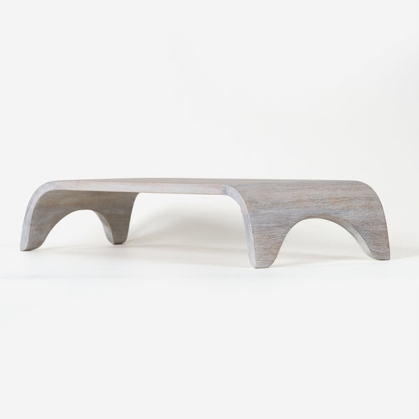 Revo Wooden Laptop Stand - Whitewash