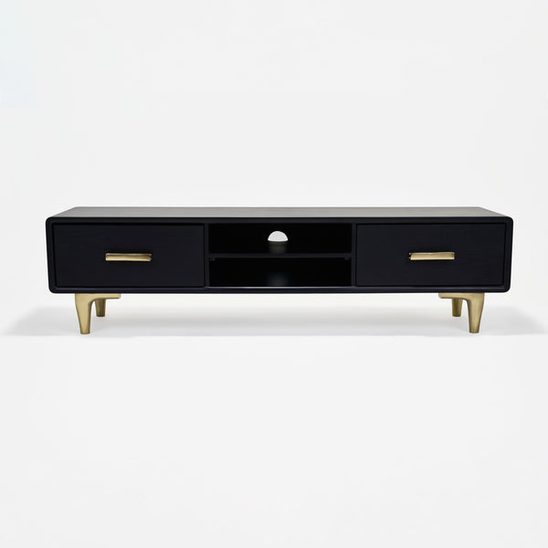 Clover Media Unit - Black & Gold