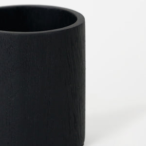 Adel Wooden Pen Holder - Black