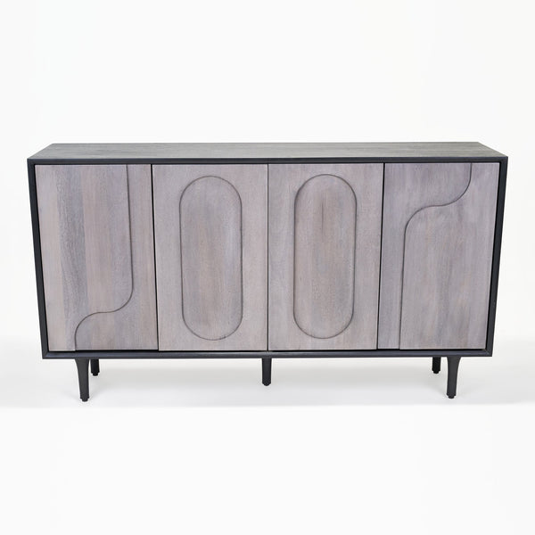 Roy Sideboard - Grey & Black