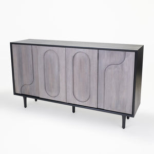 Roy Sideboard - Grey & Black