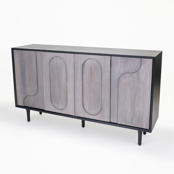 Roy Sideboard - Grey & Black