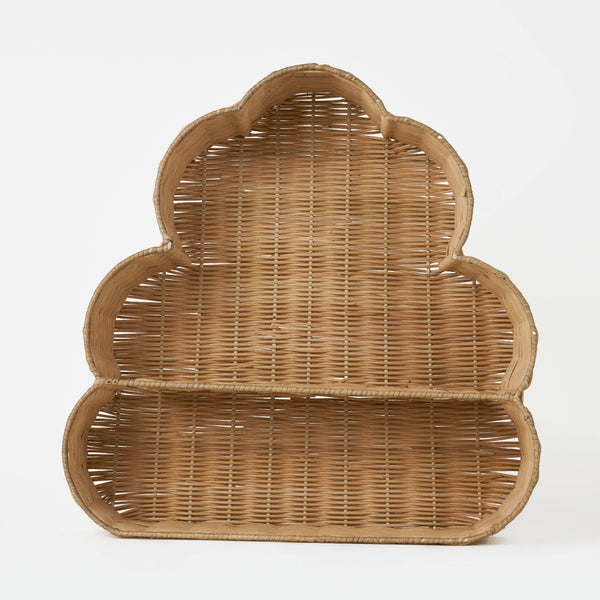 Haze 2-Tier Rattan Storage Rack - Natural