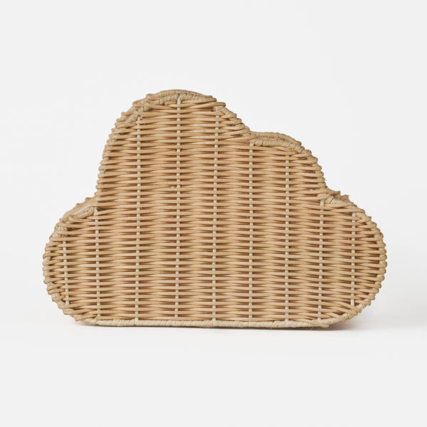 Haze Metal & Rattan Storage Basket - Natural