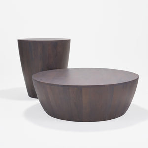 Owen Coffee & Side Table Set - Graywash Walnut