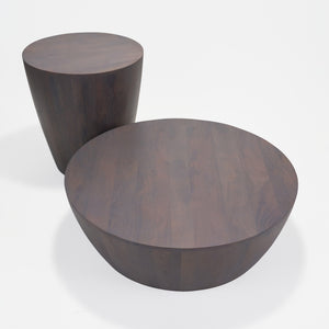 Owen Coffee & Side Table Set - Graywash Walnut