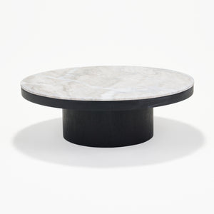 Mayo & Miyo Table Set - Black Glass, Torrento Marble