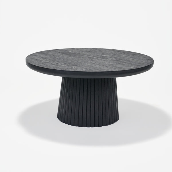 Agnus Coffee Tables, Set of 2 - Black & Walnut