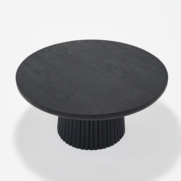 Agnus Coffee And Side Table, Set of 3 - Black