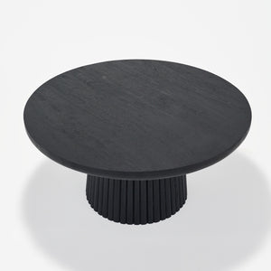 Agnus Coffee Tables, Set of 2 - Black & Walnut