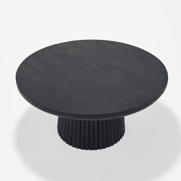 Agnus Coffee Tables, Set of 2 - Black & Walnut