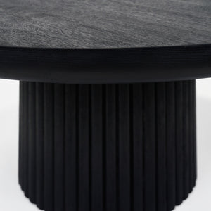 Agnus Coffee And Side Table, Set of 3 - Black