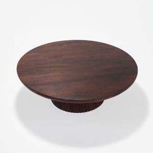 Agnus Coffee Tables, Set of 2 - Black & Walnut