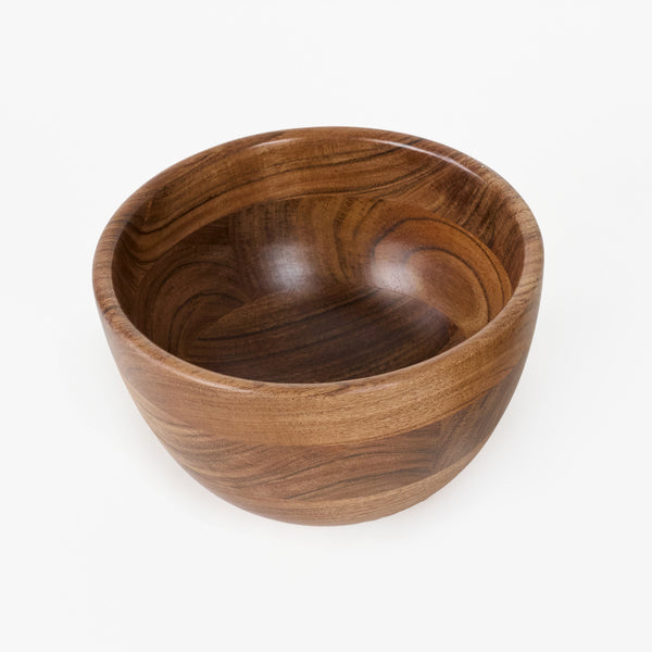 Scoop Wooden Serving Bowl, Set Of 2 - Natural