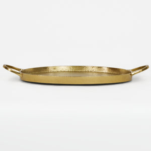 Piatto Metal Tray, Gold