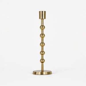 Nodes Metal Candle Holders, Set of 2 - Gold