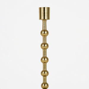 Nodes Metal Candle Holders, Set of 2 - Gold
