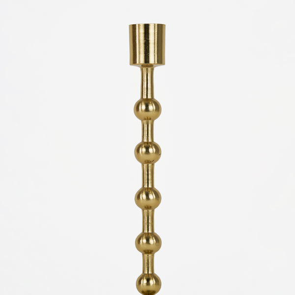 Nodes Metal Candle Holders, Set of 2 - Gold