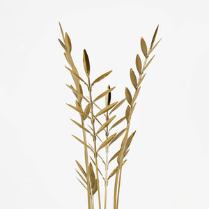 Falak Metal Leaf Decorative Accent - Gold