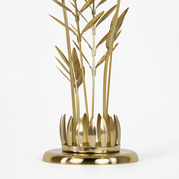 Falak Metal Leaf Decorative Accent - Gold