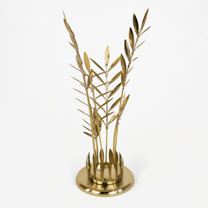 Falak Metal Leaf Decorative Accent - Gold