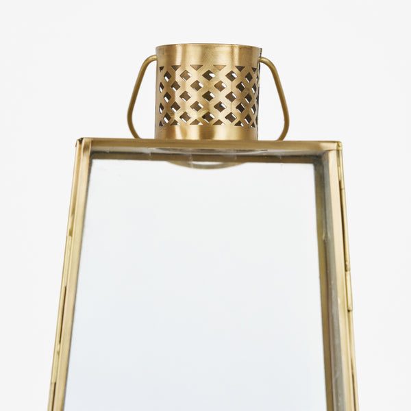 Oma Metal Lantern, Large - Gold