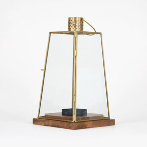 Oma Metal Lantern, Set Of 2 - Gold