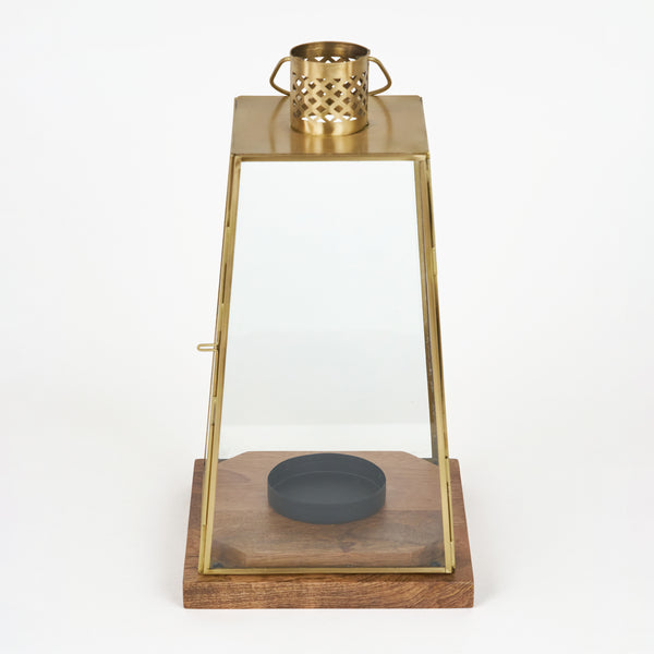 Oma Metal Lantern, Large - Gold