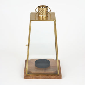 Oma Metal Lantern, Set Of 2 - Gold