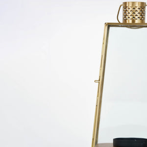 Oma Metal Lantern, Set Of 2 - Gold