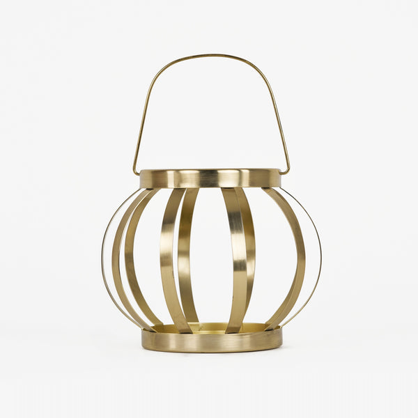 Ray Metal Lanterns, Set Of 3 - Gold